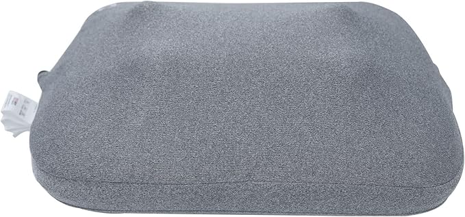 Master Massage Bravo Mini Shiatsu Massage Throw Pillow Grey