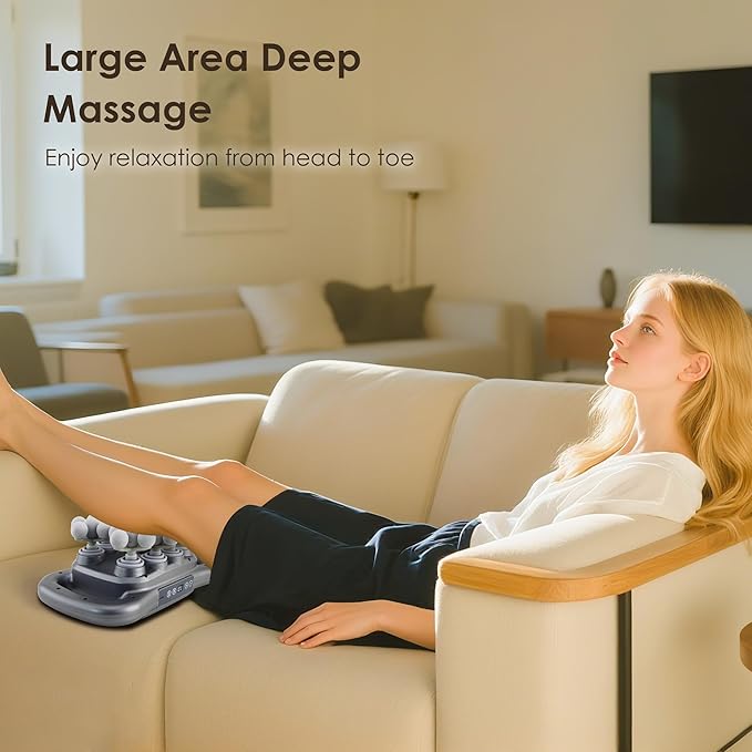 28 Head Massage Gun Set Deep Tissue Percussion Massager Electric Massage Tools with 9 Styles &amp Levels Dark Grey