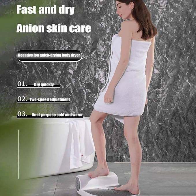 Body Hair Dryer with Sensor and Weight Scale 1500W Cold Hot Air After Shower for Bathroom/Swimming Pool