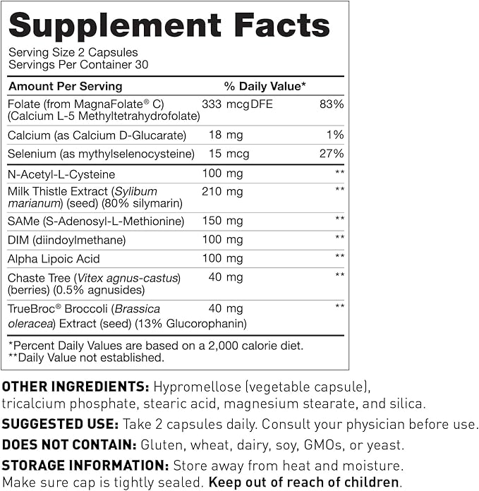 Amy Myers MD EstroProtect - Supplement Supports Healthy Estrogen Balance &amp PMS - Supplement for Women - Aids Against Menopause Symptoms - 60 Capsules (30 Servings)