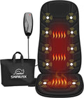 Snailax Back Massager with Heat Massage Seat Cushion with 10 Motors Massage Chair Pad for Home Office Use 5 Modes &amp 3 Intensity Levels 2 Heat Settings with 30-60-90 Mins Timer Gifts for Him H