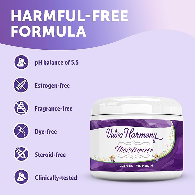 Vulva Harmony Vulva Balm – Vaginal Moisturizer for Women Moisture &amp Relief Cream for Intimate Feminine Care | Dryness Vaginitis Itch Chafing Irritation &amp Menopause | No Estrogen Cream 2.