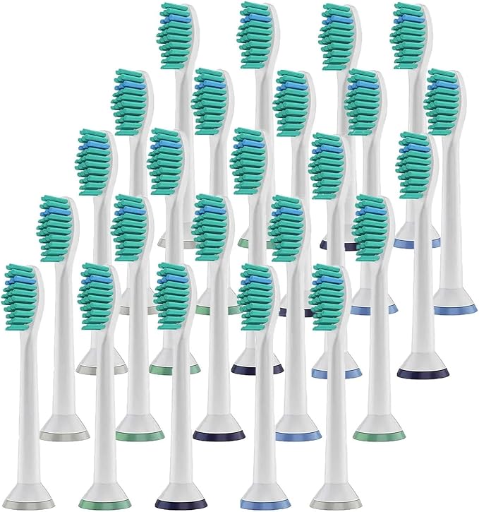 20-32pcs Replacement Toothbrush HeadsCompatible for with Brush Head 1100 2100 4100 4300 5100 5300 6100(24pcs)