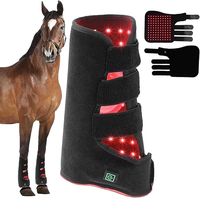 LED Red Light Therapy Device for Horse Hoof Horse Near Infrared Therapy Wrap Portable Deep Light Therapy Muscle Joint Pain from Strenuous Exercise of Horse