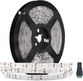 5M/16.4ft SMD2835 300LEDs Near Infrared 940nm NIR Single Chip DC12V 24W Flexible IR LED Strips Light Non-Waterproof 8mm Wide 60LEDs/M 4.8W/M Light Strip