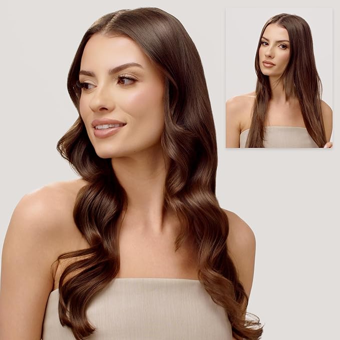 SUTRA Ultra Violet Flat Iron - 1” Infrared &amp Blue Light Ceramic Flat Iron with Ionic Technology Digital Temp Control to 450°F Floating Plates Dual Voltage Auto Shut Off Smooth Styling
