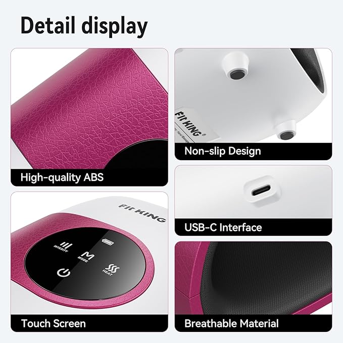 FIT KING Hand Massager Bundle with FT-017A - Ideal Gift for Wife Parents &amp Friends