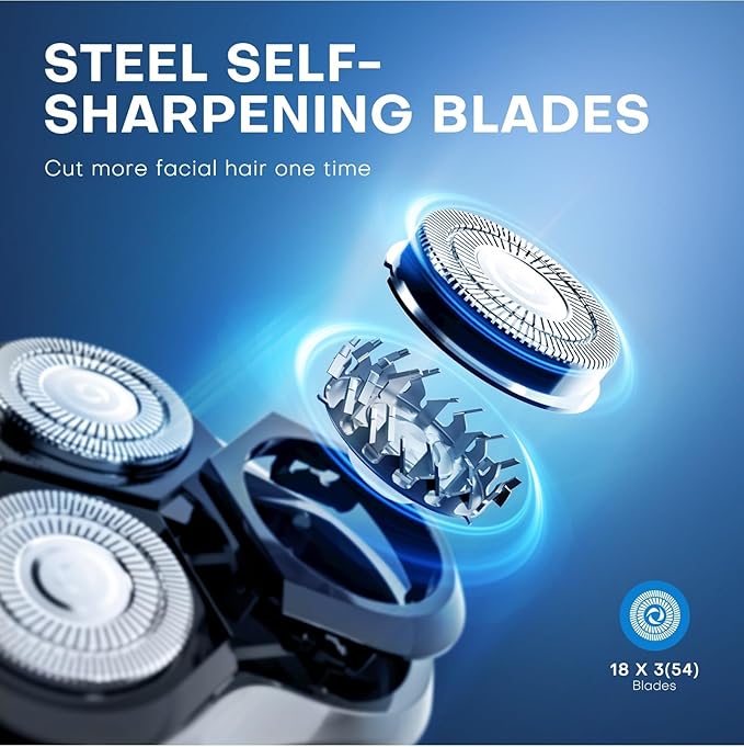 Head Shaver for Men Electric Shaver for Men Rechargeable Shaving Mashine Waterproof Men's Electric Razor Beard Trimmer USB Fast Charge