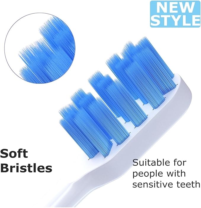 8/10 PCS Replacement Toothbrush HeadsCompatible for Xiaomi T300 T500 Sonic Electric Teeth Brush Soft Teethbrush Nozzles(8 BJ Pink)