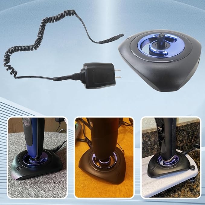 Shaver Charger and Charging Stand for Bra un 9070cc 9075cc 9080cc 9090 9090cc 9093 9093s 9095 9095c 9565 9566 9585 9595 9781 9782 9785 9795 Electric Shaver Charging Dock Set by Vicue