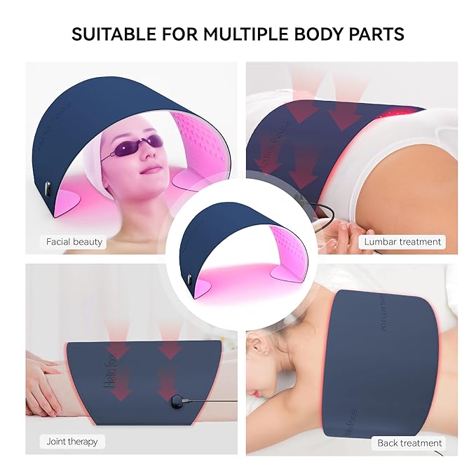 Light Therapy System L6 Treatment of mild to moderate inflammatory acne facial wrinkles.