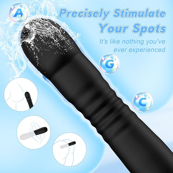 Portable Vibrating Massager -Clitioral Sucker Relaxes Muscles Viboataors Toy Couples - Vibratorsmassager Electronic for Foot or Neck Silent Personal for Sports Adult Tools Relaxation PW02 (Black)