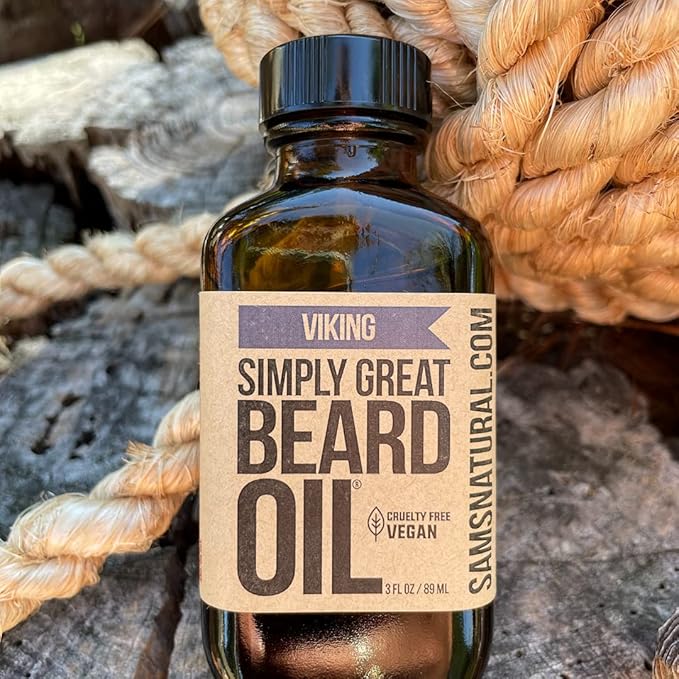 Viking Scent - Holiday Gifts - Stocking Stuffers - Gifts for Men - Beard Conditioner - 3 Oz - Easy Applicator - Natural - Vegan and Cruelty Free Care for Beards