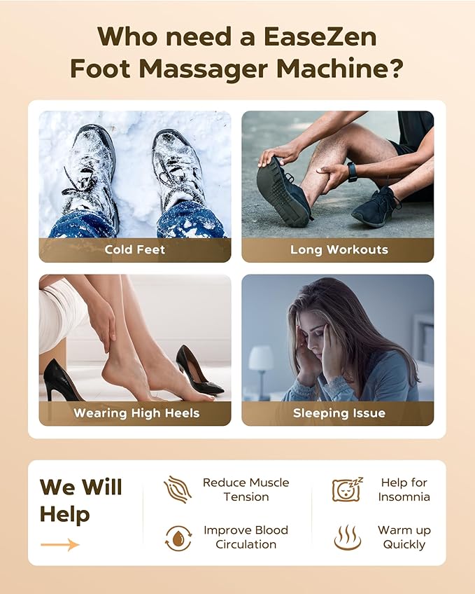 Foot Massager Machine with Heat Shiatsu Foot Massager with Remote 2026 Upgraded Deep Kneading for Plantar Fasciitis Neuropathy Birthday Gifts for Women Mom Men Dad Up to Foot Size 14