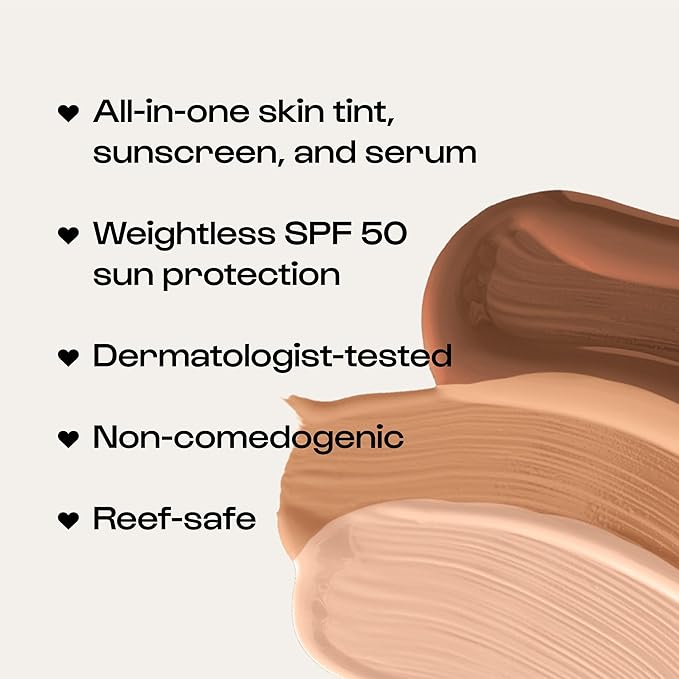 Alleyoop Sunsational Tinted Moisturizer SPF 50 for Face Broad Spectrum – 100% Mineral Face Sunscreen with Jojoba Hydrating &amp Soothing Tinted Sunscreen Vegan &amp Cruelty-Free (Dawn)