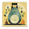 Pear Shaped Cat Scale for Body Weight Anti-Slip Tempered Glass Digital Bathroom Scales Clear LCD Display Weighing Scale Safe Rounded Corners Smart Scales