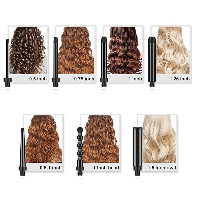 110000 RPM Air-Sonic Hair Dryer Bundle with 7 in 1 Curling Iron