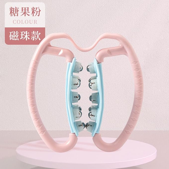 腿部按摩器环形夹腿器小腿家用滚轮按摩非按摩腿神器 HomeOffice Body Electric Massagers