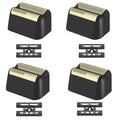 For wahl Shaver Foil ReplacementProfessional 5 Star Series Finale Shaver Super Close Replacement Foil #7043-100#7043-100 Compatible with wahl Shaver Foil Replacement Heads (4PCS/Black)