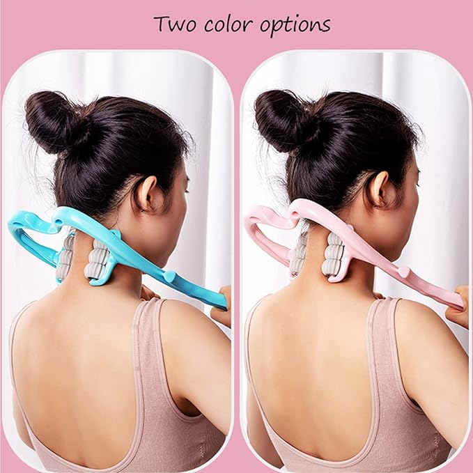 Elitzia Cervical Spine Massage Instrument to Soothe Shoulder and Neck Pain Elimination Rich Package ETJIN04 (Blue)
