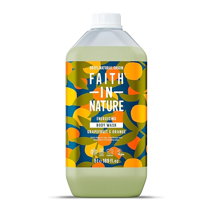 Faith In Nature Grapefruit and Orange Body Wash 5litre Bottle