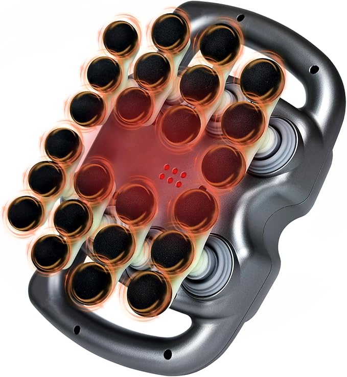 24 Head Massage Gun Set Deep Tissue Percussion Massager 9 Modes 99 Intensities Massage Gun for Legs Shoulders Back Body Muscle Pain Relief Massage Gun Deep Tissue