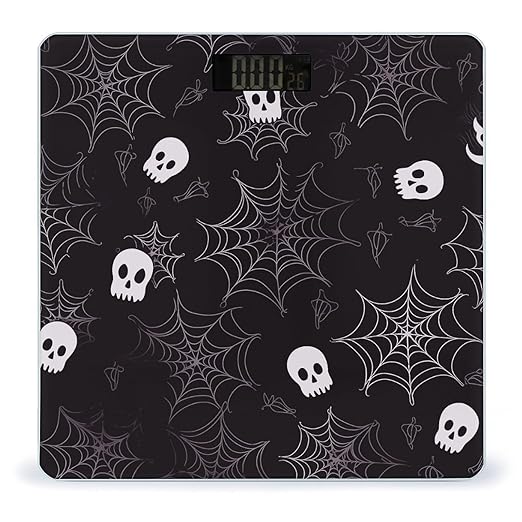 Halloween Goth Smart Scale for Body Weight Accurate Bathroom Scale with LED Display Digital Weight Scales Weighing Machine High Precision Scales for Bath Home