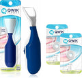 Bundle with 2 Refills Packs– Automatic and Reusable Dental Flosser | Easy Click-to-Use Solution for Plaque Removal Clean Teeth and Fresh Breath (3 Items1-Year Supply)