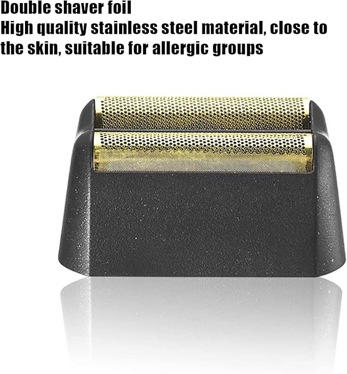 Professional 5 Star Series Finale Shaver Replacement Foil and Cutter Bar Assembly Compatible with wahl Foil Heads 7031-100/7043-100Fit for #8061 8164 Shaver (Black 3 Pack)
