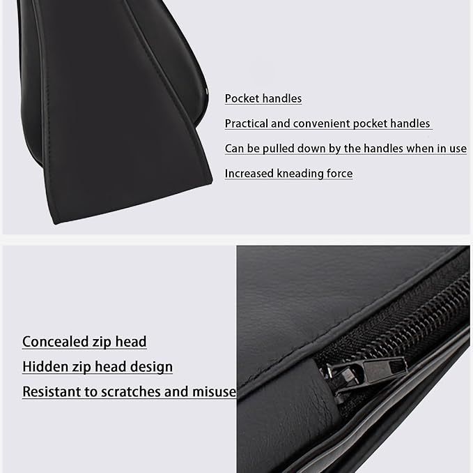 Shiatsu Neck and Shoulder Massager 3D Kneading Massage Pillow with Heat Simulate Human Hand Grasping and Kneading Electric Neck Massager (Color : Black)