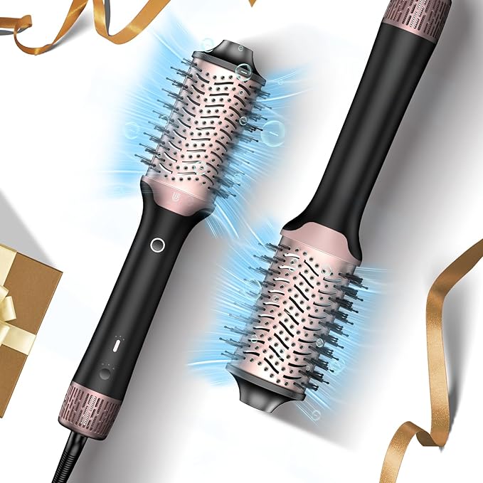 Blow Dryer Brush Hair Dryer | One-Step Hot Air Brush with Oval Volumizer High-Speed Hair Styler with Negative Ions for Drying &amp Smoothing &amp Volumizing for All Hair Types 110000 RPM