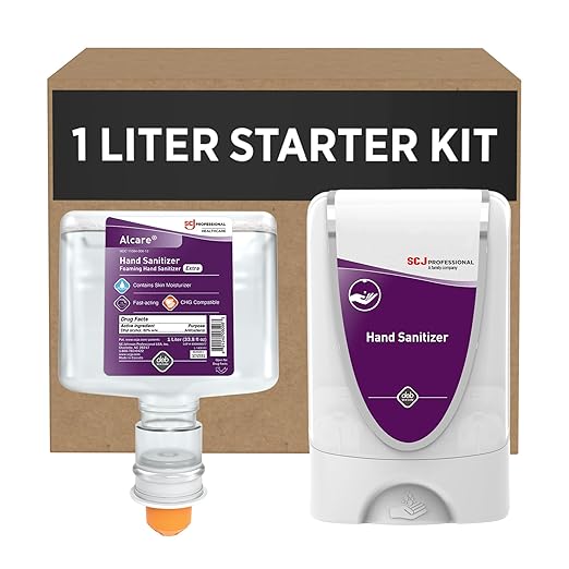 SC Johnson Professional® Alcare Extra Foaming Hand Sanitizer Starter Pack (1 cartridge + 1 dispenser) 1 L 1/CS