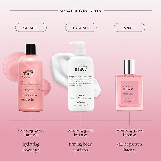 philosophy amazing grace hydrating bath &amp shower gels - efficiently cleanses soothes &amp comforts dry skin - vegan formula