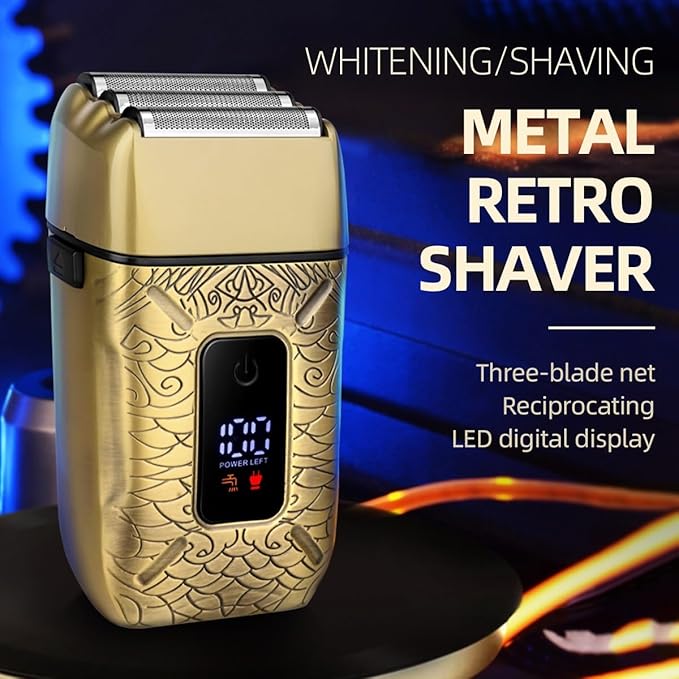Men's Shaver Professional Shaver Electric Razor Portable Shaving Machine Mini Beard Trimmer Razor Reciprocating Shaver for Men