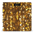 Gold Sequin Sparkle Scale for Body Weight Digital Bathroom Scale Toughened Glass High Precision Scales for Body Weight with Large LCD Backlight Display Weight Scales