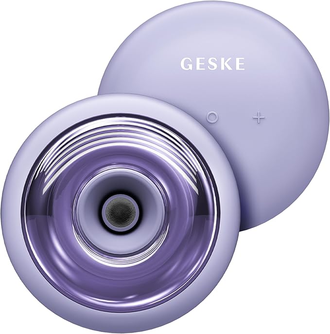 GESKE SmartAppGuided™ Sonic Cool &amp Warm Face &amp Body Massager | 9 in 1 | Electric Massager | Face &amp Body | Battery-Free Cooling &amp Warming | Firms Relaxes &amp De-Puffs Skin | with Sma