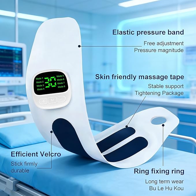 Wrist Massager for Carpal Tunnel Rechargeable Adjustable Electric Portable Cordless Hand Heating Pad with 8 Modes 30 Intensity Levels Detachable Magnetic Massage Unit for Hand Pain Relief(Navy blue)