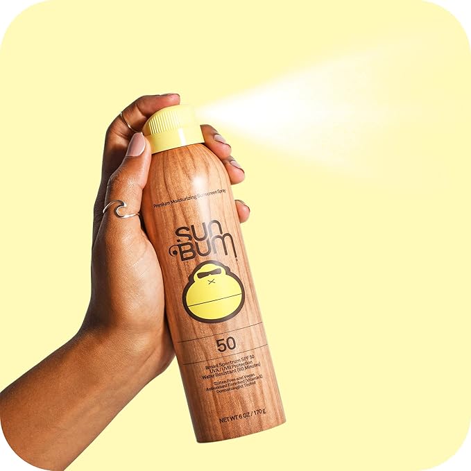Sun Bum Original SPF 50 Sunscreen Spray + SPF 30 Sunscreen Face Stick Bundle | Vegan and Reef Friendly