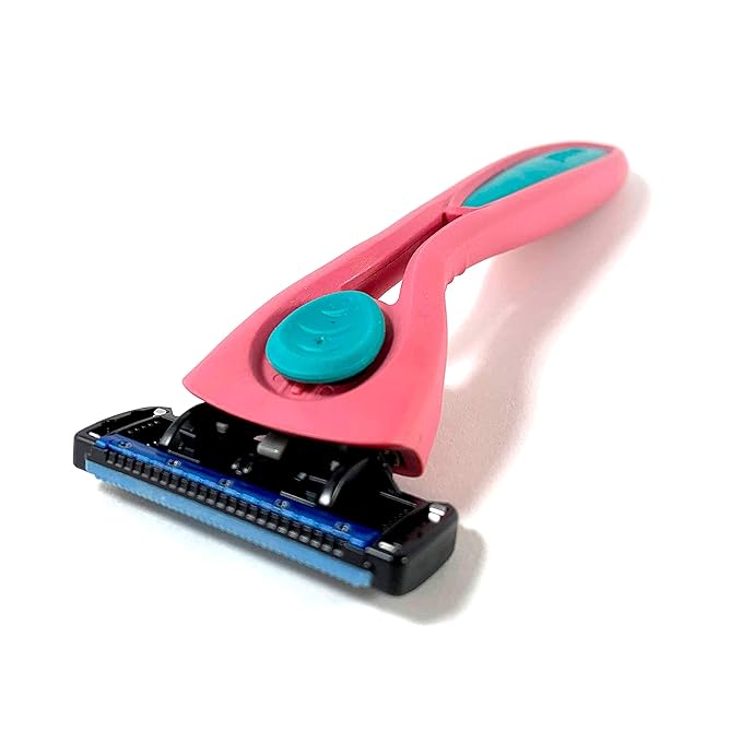 Preserve Coral Pink POPi Shave 5 Razor System 5 Blade Cartridge Modern Style Plastic Material Unisex 6 Count Bundle