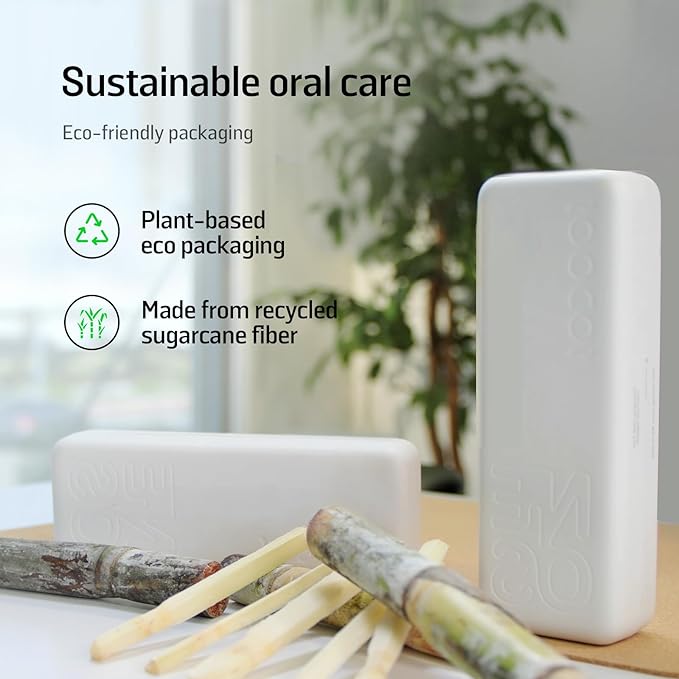 Soocas NEOS II - Electric Toothbrush with Water Flosser Sonic Electric Toothbrush for Adults Cordless Water Flosser for Travel Portable Oral Irrigator Up to 100% Plaque Removal Dark Violet
