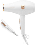 AMAXY Limited Edition Real Infrared Light Hair Dryer with Patented Ceramic Honeycomb Technology to Get More Volume Smoother Frizz Free &amp No Heat Damage (Free Mini Flat Iron)