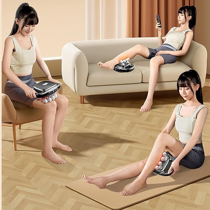 Portable Sport Massager16-Drive 8-Head Massage Gun SetMassage Gun Deep TissueQuiet Muscle Massage Gun for Deep Tissue Back Shoulders Legs Pain Relief (8/16-Head)(8 Heads)