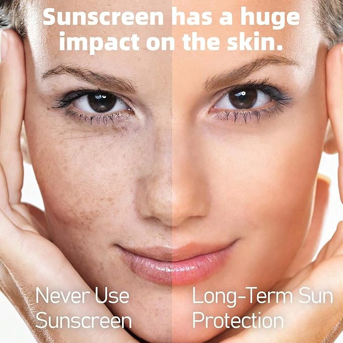 Hydrating Clear Face Sunscreen SPF 50 – Non-Sticky Sun Essence with Broad Spectrum UVA/UVB Protection Travel Size 50ml (1.7oz)