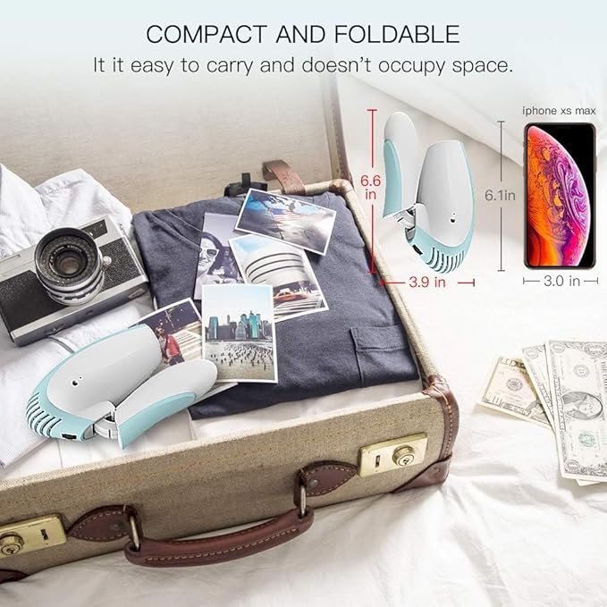 Cordless Hair Dryer - Only Cold Wind Battery Operated Hair Dryer - Rechargeable Portable Hairdryer for Indoor Outdoor Camping Tourism