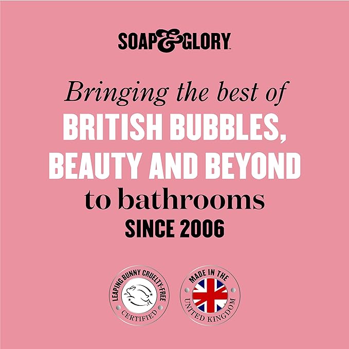 Soap &amp Glory The Real Zing Radiance Boosting Body Wash - Hydrating Body Wash with AHAs - Citrus Scented Moisturizing Body Wash for a Healthy Glow (500ml)