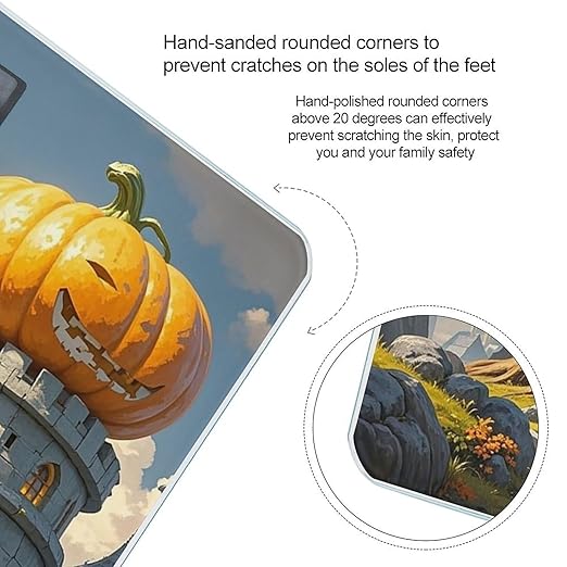 Pumpkin House Scale for Body Weight Highly Accurate Digital Bathroom Body Scale Digital Bathroom Scales for People Anti-Slip Large LCD Display Smart Scales