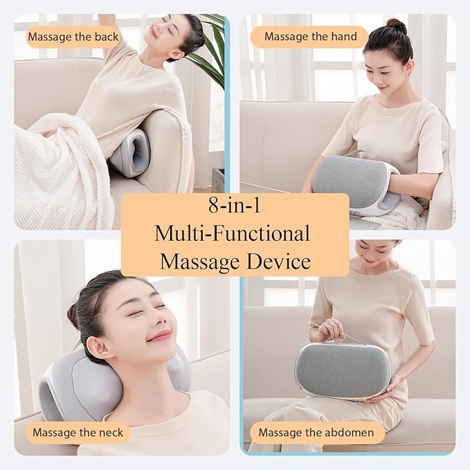 Electric Abdominal Massager for Belly Relaxation and ComfortHeating Stomach Massager for Women Red Light Heat Compress to Relieve Back Pain