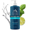 Oars + Alps Body Wash for Men Mens Body Wash &amp Face Cleanser with Vitamin E &amp Antioxidants Moisturizing Paraben &amp Sulfate Free Cleanser Fresh Ocean Splash 32oz