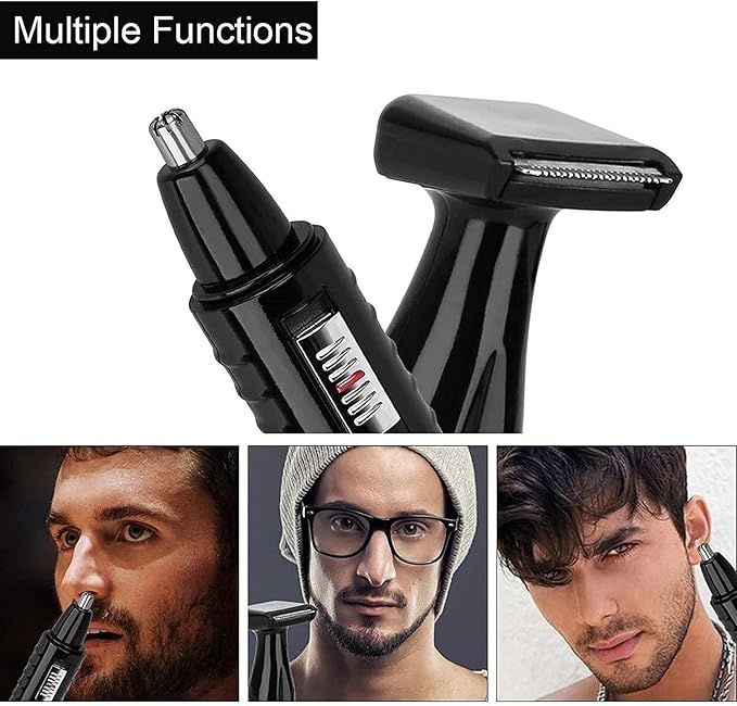 Water Resistant Stainless Steel Nose and Ear Hair Trimmer