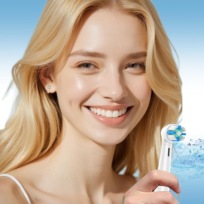 Replacement Heads Compatible with Oral B iO 3 4 5 6 7 8 9 10 Series Electric ToothbrushToothbrush Heads Compatible with Braun Oral B iO Replacement Heads with Medium Bristles